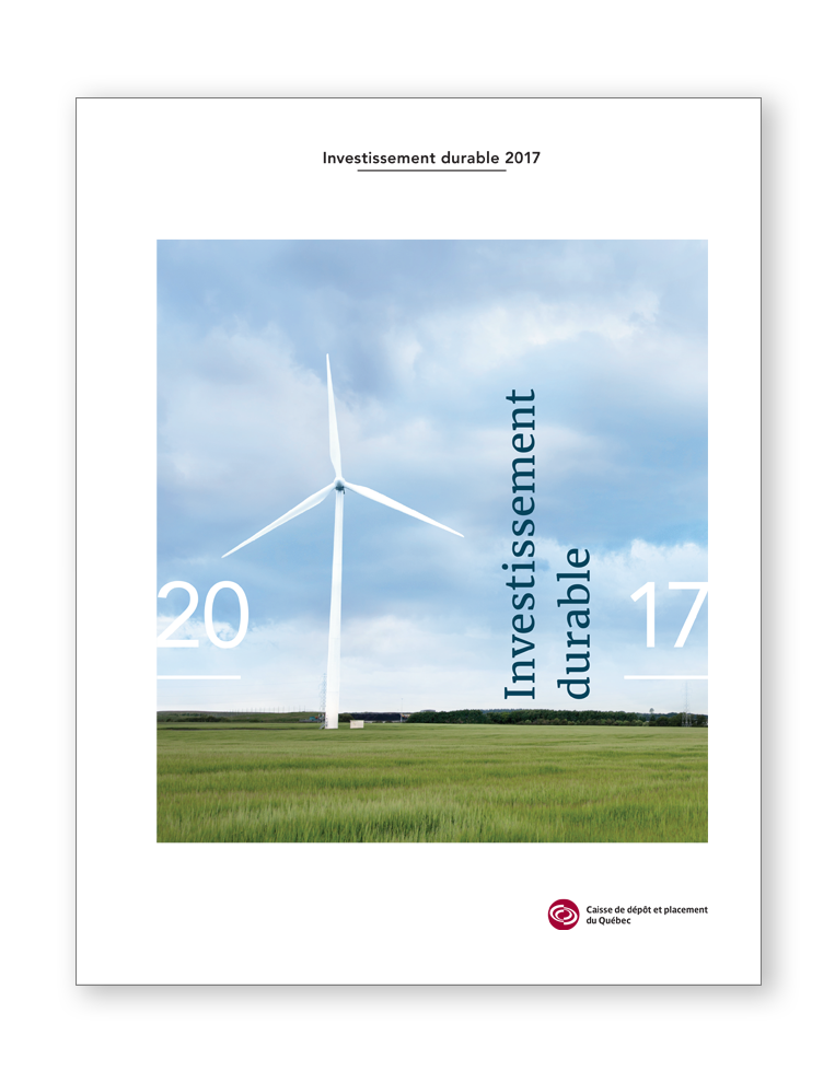 Rapport d'investissement responsable 2017