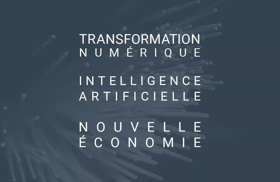 Transformation numérique, intelligence artificielle, nouvelle économie.