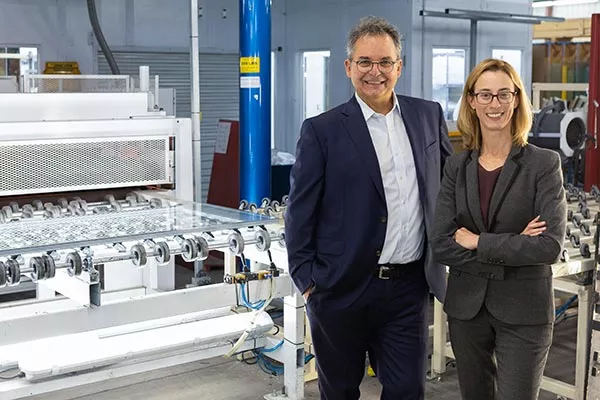 Harold Savard, PDG, et Mélanie Mercier, directrice générale, Groupe Novatech