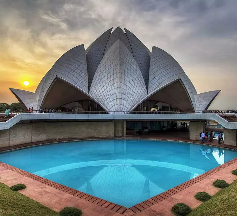 Picture of the Lotus Temple in Delhi